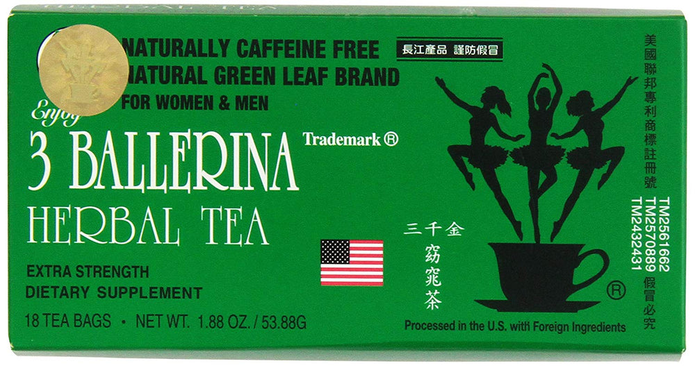 3 Ballerina Tea Dieters' Drink Extra Strength x 18 teabags