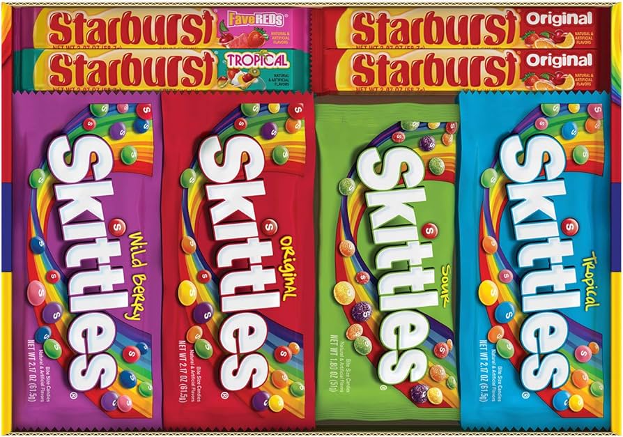 Starburst and Skittles Chewy Candy Variety Box (62.79 oz., 30 ct.)