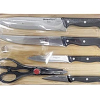 6 Pcs Knife Set With Board