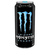 Monster Energy Drink Low/ Carb Blue (Price Includes 2.40 Deposit) 16Oz