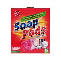 10Ct Steelwool Soap Pad (Pink)-24