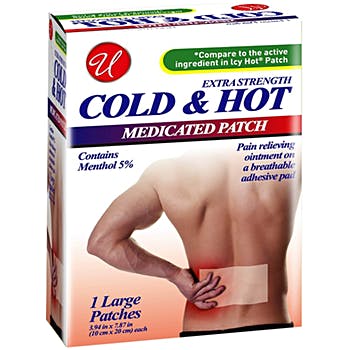Extra Strength Large Cold & Hot Medicated 1 Patch