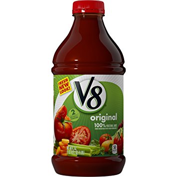 V-8 Vegetable Juice Plastic Bottle 46Oz / 6Pk