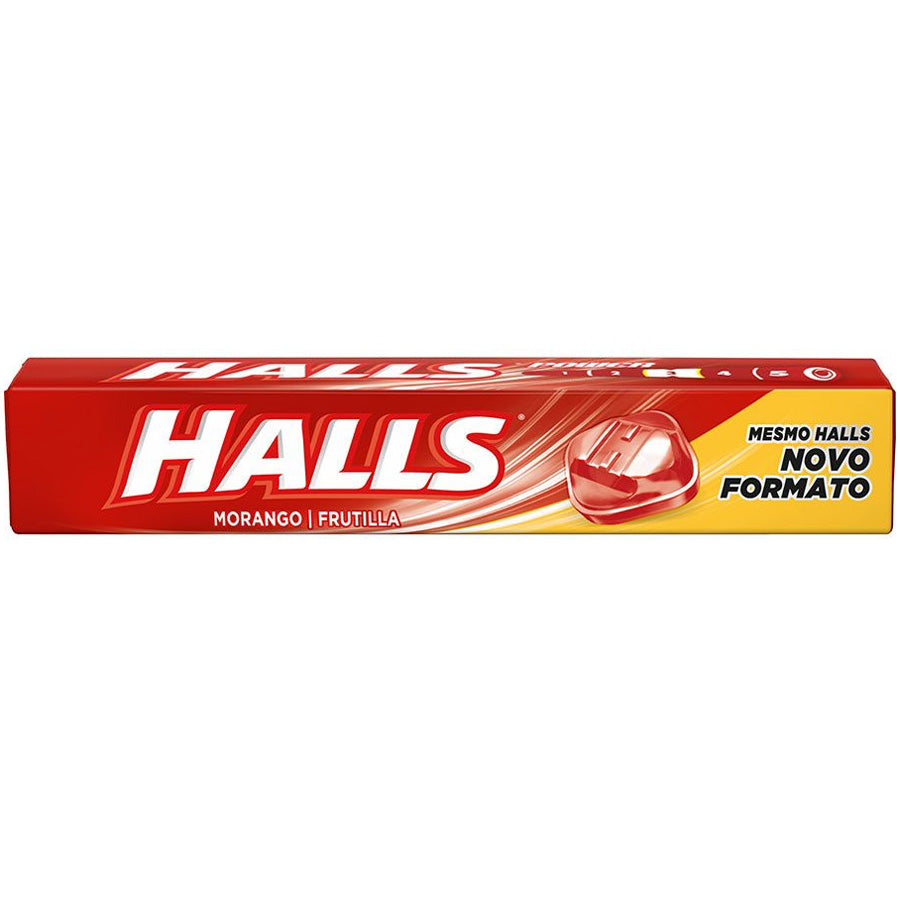 Halls Cough Drops 10 Ct Strawberry
