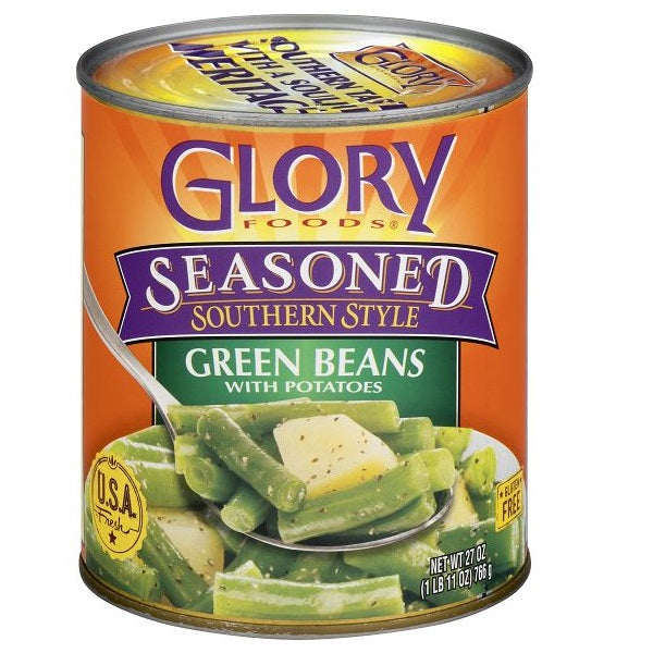 Glory 27 Oz Green Beans W\Potatoes 27Oz / 12Pk