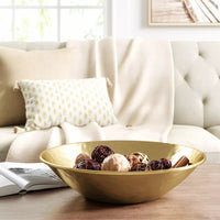 3" x 16" Metal Bowl Gold - Threshold™