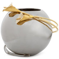 Michael Aram Calla Lily Rose Bowl Vase Silver
