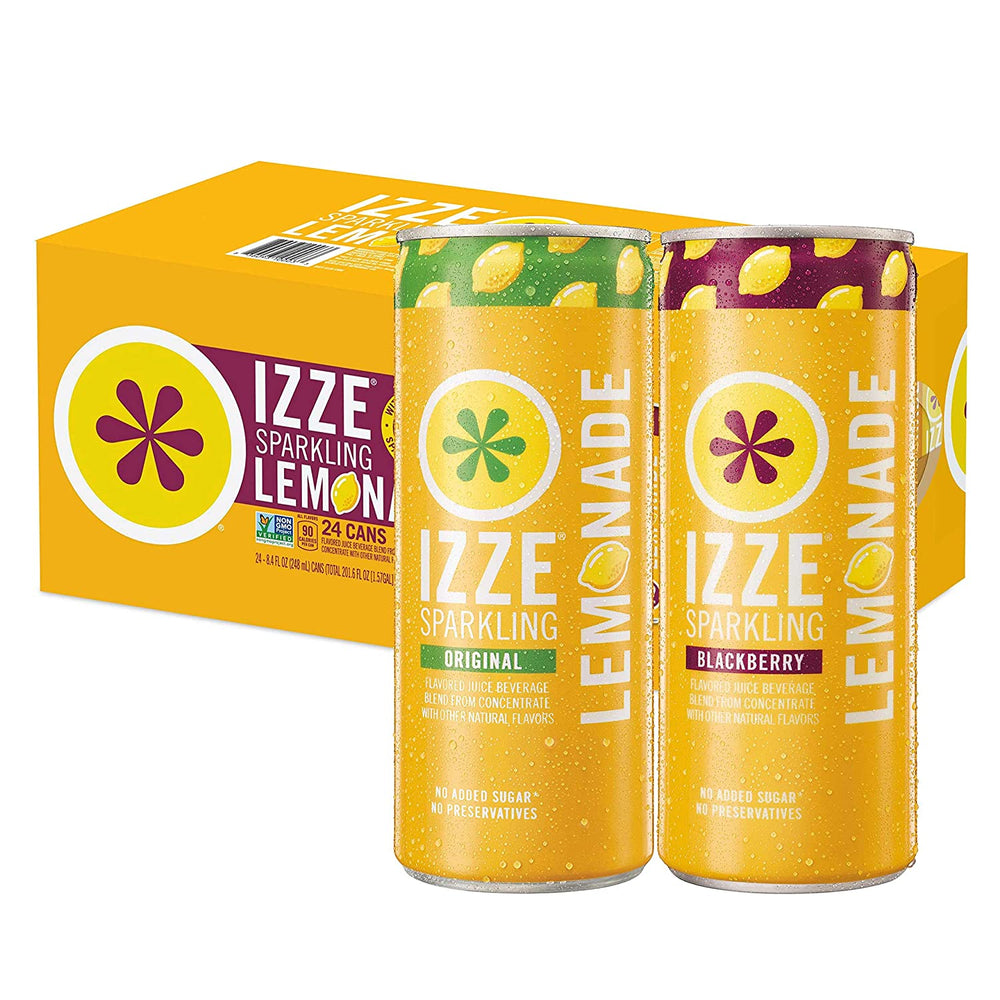 Izze Spark Lemonade 24/8.4Oz (248ml) DLC 23 NOV 2020