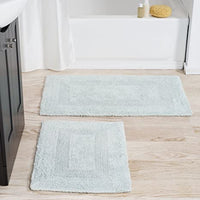 2Pk Cotton Bath Mat/Runnr