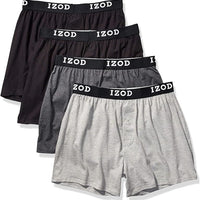 IZOD Men's 4-Pk Knit Boxe M 32-34