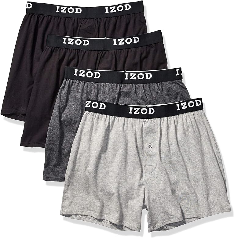IZOD Men's 4-Pk Knit Boxer L 36-38
