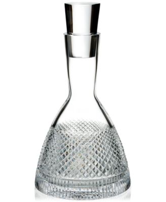 Waterford Diamond Line Decanter With Sto No Color