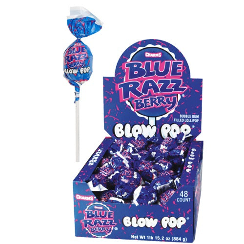 Charms Blow Pops Blue Razzberry 0.63Oz DLC: