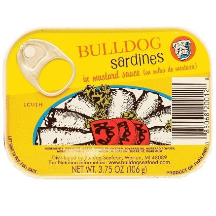 Bulldog Sardines Mustard 3.75Oz