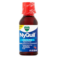 Vicks NyQuil Cold & Flu Cherry Liquid, 8 oz DLC:  MAI25