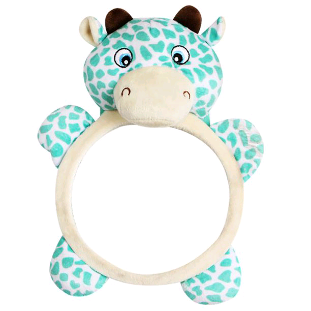Mirror Shatterproof, Plush Animal Toy, Baby-in-Sight Watch Infant