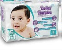 Better Bundle baby Diapers Size 6 / Couches Bébé 16kg+ (16couches)