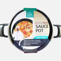 5Qt Nonstick Sauce Pot W/Lid