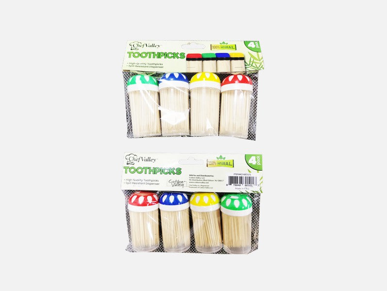 4-pieces Toothpick Set