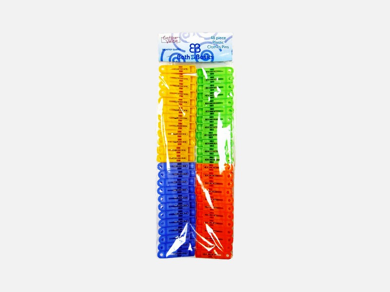 48 Pcs Plastic Clothes Pins -72
