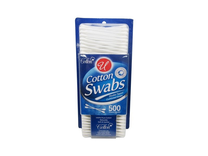 500Ct Cotton Swabs Blister Pack- 48