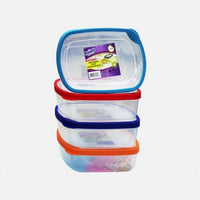 64 Oz Rubber Rim Container Rect -36