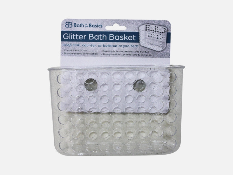 Big Suction Bath Basket Glitter-24