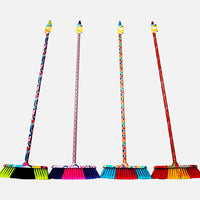 Printed Straight Broom W/Handle