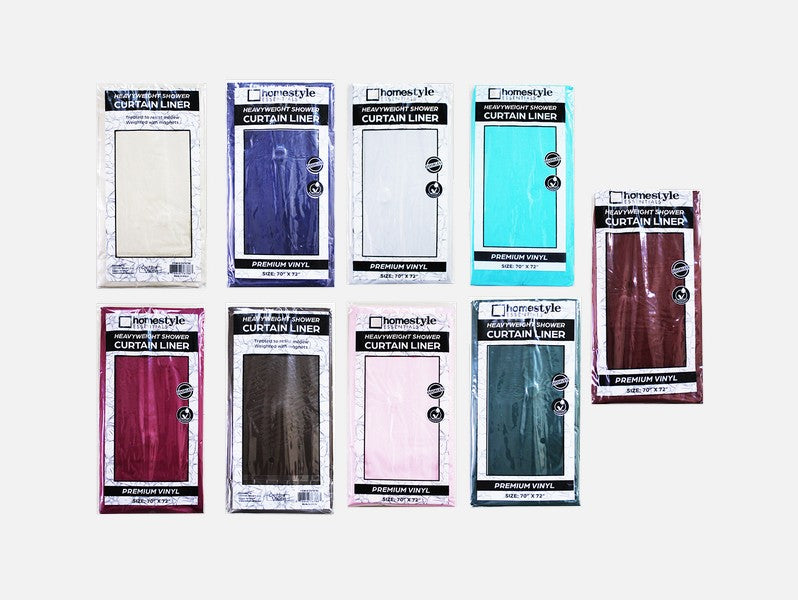 Pvc Shower Curtain Liner Asst