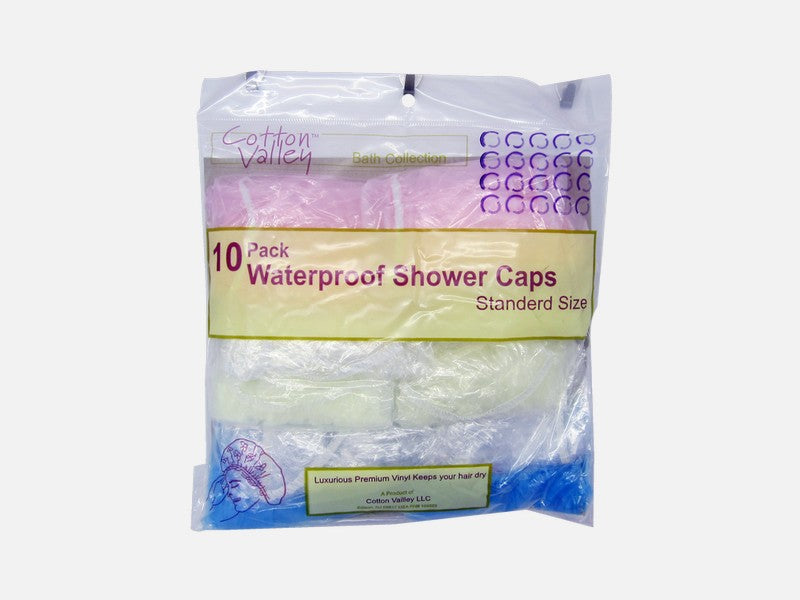 10Pk Shower Caps