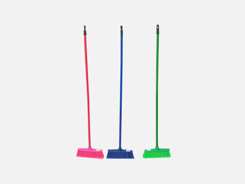 Straight Broom W/Pvc Coated Handle