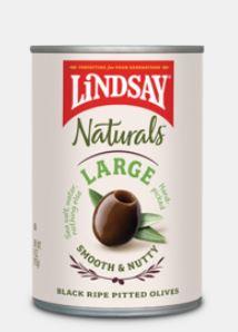Lindsay Natural Olive Lrg/ Olives noires mûres dénoyautés - 170g