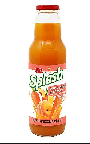 Pocas Splash (Pineapple) Carrot Juice Drink 750mL DLC: 11/AVRIL/2021