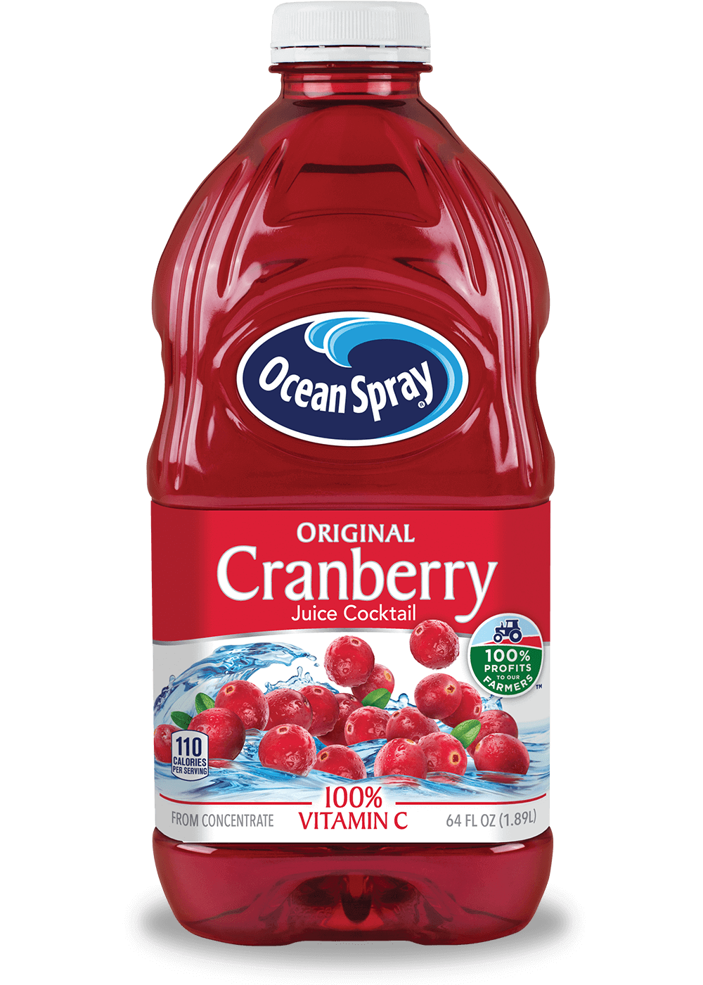 Ocean Spray 100% Cranberry Juice 96 oz./2.83 L DLC 05 Août 2020