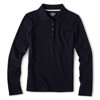 
              French Toast Big Boys Long Sleeve Pique Polo Shirt
            