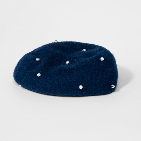 Girls' Beret with Pearls - art class™