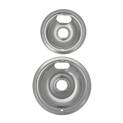 Range Kleen Chrome Drip Pans, 2 Count