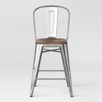 24" Carlisle Counter Stool with Wood Seat Natural
