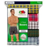 Fruit of the Loom® Men's Boxers 1pk - Tartan Plaid Zise S