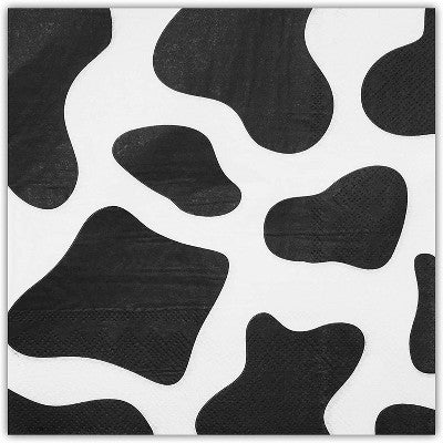Bullseye's Playgroun BLK WHT Disposable Napkins