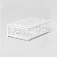 Small Stackable Slide Out Drawer White - Brightroom™