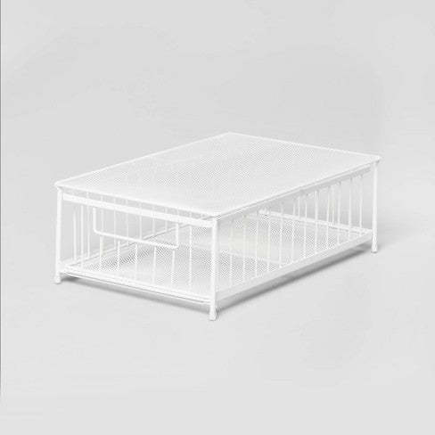 Small Stackable Slide Out Drawer White - Brightroom™