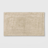 20"x34" Performance Cotton Reversible Bath Rug Tan - Thresholda