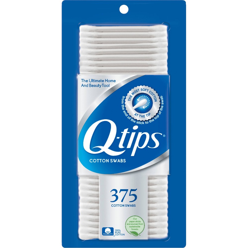 Q-Tips - Cotton Swabs 375Ct