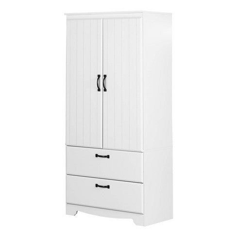 South Shore Farnel Wardrobe Armoire, White