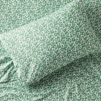 
              Twin/Twin XL Printed Microfiber Sheet Set Green Dot - Room Essentialsa
            