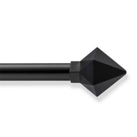 28"- 48" Cafe Rod Faceted Pyramid Black - Room Essentials™