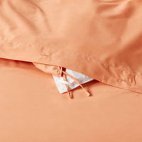 
              2pc Twin/Twin Extra Long Easy-Care Duvet Cover & Sham Set Light Orange - Room Essentialsa
            
