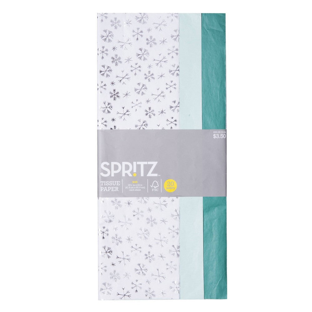 20ct Striped Tissue Paper - Spritz™