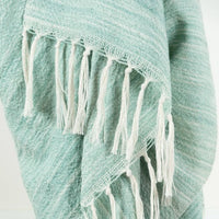 
              50"x60" Stripe Throw Blanket Teal - Rizzy Home
            